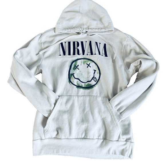 nirvana light birch mens hoodie medium comfy movie pullover - Picture 1 of 7